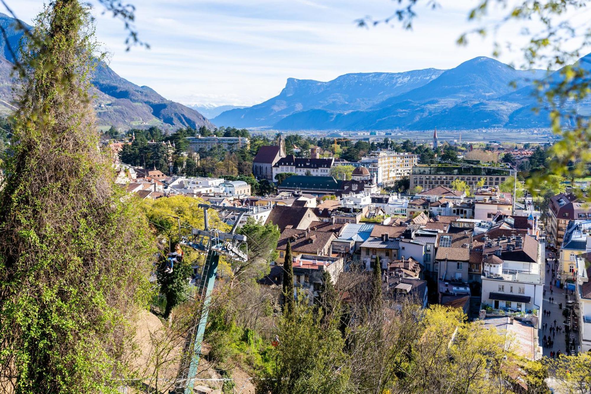 Ausblick Kleinjuwel Mit Panoramablick + Garage Apartment Merano Exterior foto
