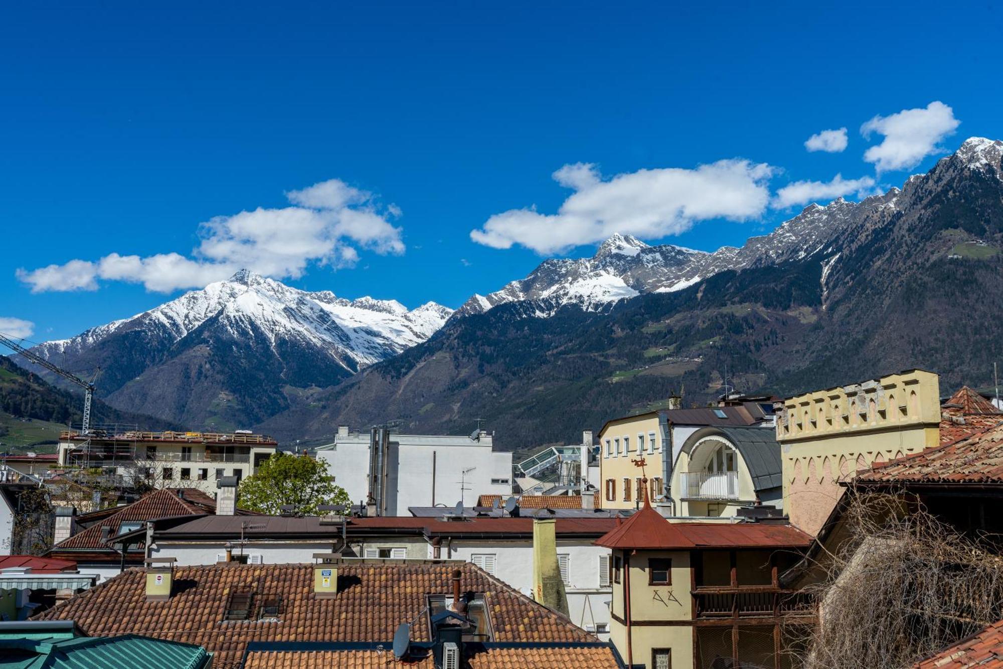 Ausblick Kleinjuwel Mit Panoramablick + Garage Apartment Merano Exterior foto