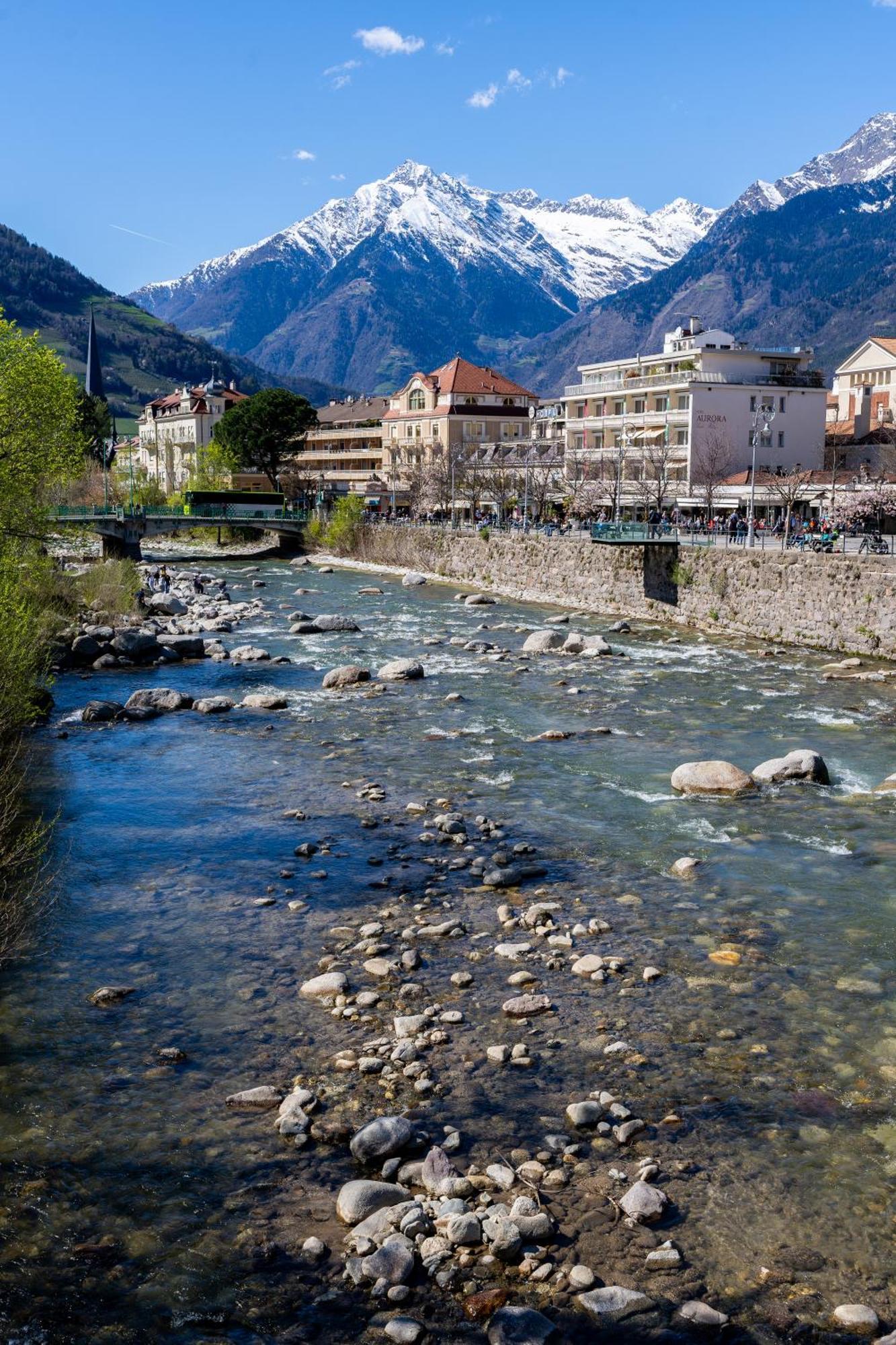 Ausblick Kleinjuwel Mit Panoramablick + Garage Apartment Merano Exterior foto
